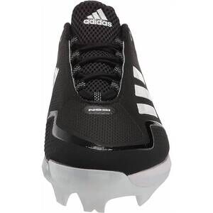 NEW ADIDAS men's icon 7 tpu baseball cleat in black/white